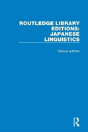 Routledge Library Editions: Japanese Linguistics - Preview