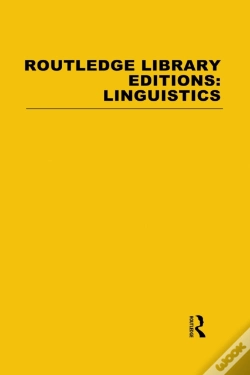 Capa do artigo Routledge Library Editions: Linguistics Mini-Set A General Linguistics