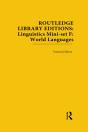 Routledge Library Editions: Linguistics Mini-Set F: World Languages - Preview
