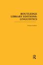 Routledge Library Editions: Linguistics - Preview