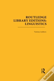 Capa do artigo Routledge Library Editions: Linguistics