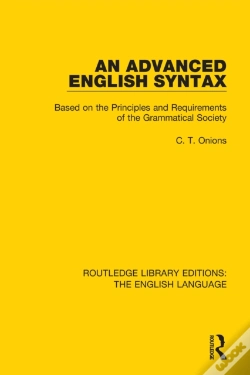 Capa do artigo Routledge Library Editions: The English Language