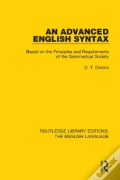 Capa do artigo Routledge Library Editions: The English Language
