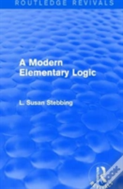 Capa do artigo Routledge Revivals: A Modern Elementary Logic (1952)