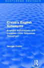 Routledge Revivals: Crabb'S English Synonyms (1916) - Preview