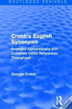 Capa do artigo Routledge Revivals: Crabb'S English Synonyms (1916)
