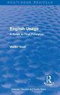 Routledge Revivals: English Usage (1986) - Preview
