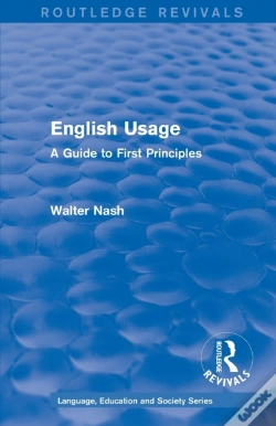 Capa do artigo Routledge Revivals: English Usage (1986)