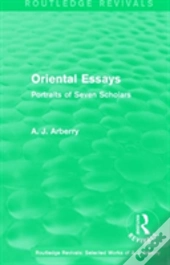 Routledge Revivals: Oriental Essays (1960)