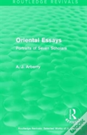 Capa do artigo Routledge Revivals: Oriental Essays (1960)