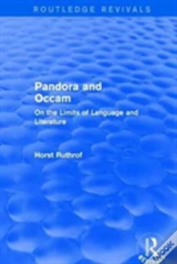 Capa do artigo Routledge Revivals: Pandora And Occam (1992)