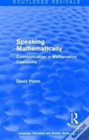 Capa do artigo Routledge Revivals: Speaking Mathematically (1987)