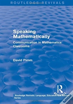 Capa do artigo Routledge Revivals: Speaking Mathematically (1987)