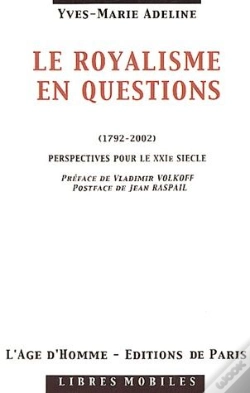Capa do artigo Royalisme En Questions, 1792-2002 ; Perpectives Pour Le Xxi Siecle