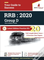Capa do artigo Rrb Group D 2020 - 20 Mock Tests + 5 Pyp For Complete Preparation