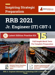 Capa do artigo Rrb Jr. Engineer Information Technology (It) Cbt-1 2021 15 Mock Tests Latest Edition Practice Kit