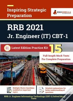 Capa do artigo Rrb Jr. Engineer Information Technology (It) Cbt-1 2021 15 Mock Tests Latest Edition Practice Kit