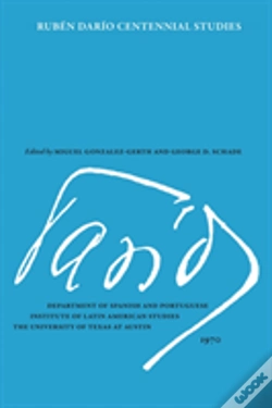 Capa do artigo Ruben Dario Centennial Studies