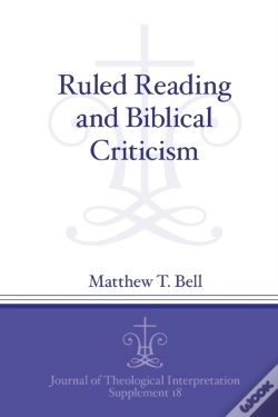 Capa do artigo Ruled Reading And Biblical Criticism