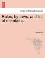Rules, By-Laws, And List Of Members. - Preview