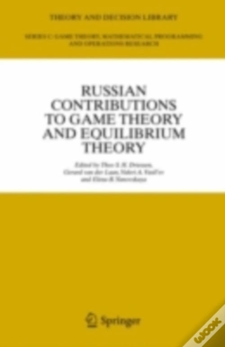 Capa do artigo Russian Contributions To Game Theory And Equilibrium Theory