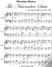 Capa do artigo Russian Dance Nutcracker Suite Easy Piano Sheet Music