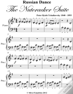 Capa do artigo Russian Dance The Nutcracker Suite Beginner Piano Sheet Music