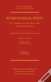 Capa do artigo Russian Legal Texts
