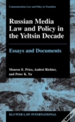 Capa do artigo Russian Media Law And Policy In The Yeltsin Decade