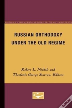 Capa do artigo Russian Orthodoxy Under The Old Regime