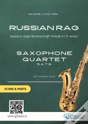 Capa do artigo Russian Rag - Saxophone Quartet Score & Parts