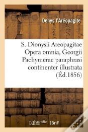 Capa do artigo S Dionysii Areopagitae Opera Omnia Edition 1856