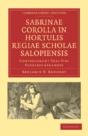 Sabrinae Corolla In Hortulis Regiae Scho - Preview