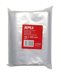 Capa do artigo Saco Transparente Apli C/Zip 16X22 C/100 13130