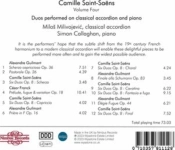 Capa do artigo Saint-Saëns: Duos for Harmonium & Piano - CD