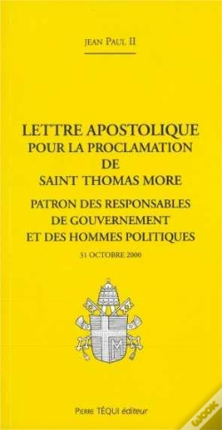 Capa do artigo Saint Thomas More, Patron Des Responsables De Gouvernement Et Des Hommes Politiques : Lettre Apostolique Du 31 Octobre 2000