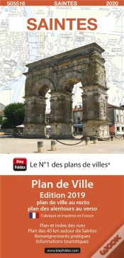 Capa do artigo Saintes Et Alentours : Plan De Ville (Édition 2019)