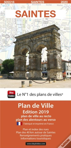 Capa do artigo Saintes Et Alentours : Plan De Ville (Édition 2019)