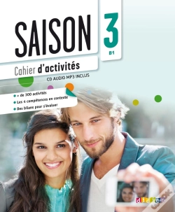Capa do artigo Saison : Saison 3 - Niv. B1 - Cahier + Cd Mp3
