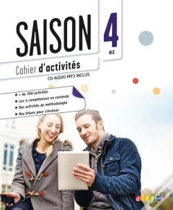 Capa do artigo Saison : Saison 4 - Niv. B2 - Cahier + Cd Mp3
