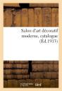 Salon D'Art Decoratif Moderne, Catalogue - Preview