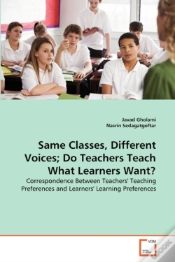 Capa do artigo Same Classes, Different Voices; Do Teachers Teach What Learners Want?