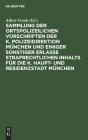 Sammlung Der Ortspolizeilichen Vorschrif - Preview