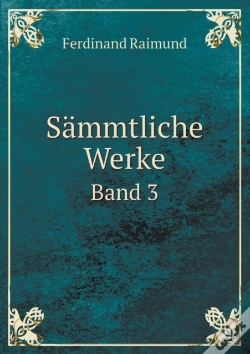 Capa do artigo Sammtliche Werke Band 3