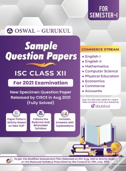 Capa do artigo Sample Question Papers For Isc Commerce Class 12 Semester I Exam 2021
