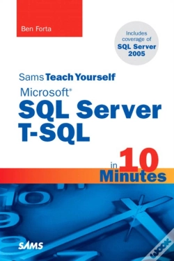 Capa do artigo Sams Teach Yourself Microsoft Sql Server T-Sql In 10 Minutes