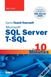 Capa do artigo Sams Teach Yourself Microsoft Sql Server T-Sql In 10 Minutes