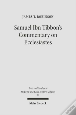 Capa do artigo Samuel Ibn Tibbon'S Commentary On Ecclesiastes
