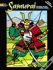 Samurai Stained Glass Coloring Book