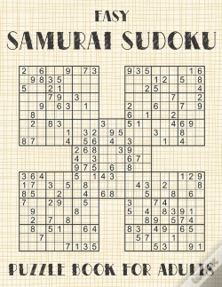 Capa do artigo Samurai Sudoku Puzzle Book For Adults - Easy